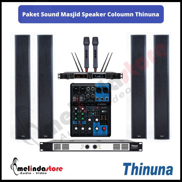 Paket Sound System Masjid Speaker Thinuna QL-120L | Indoor 100m2
